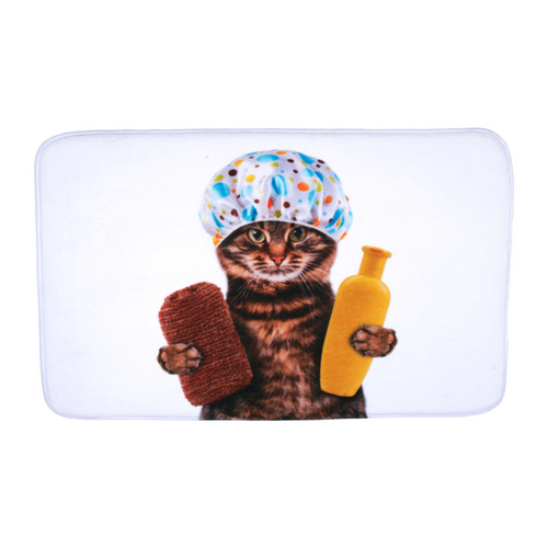 Sanilo Badteppich »Shower Cat«, braun, Polyester