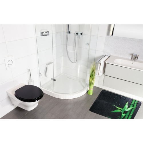 Thumbnail - Sanilo Badteppich »Virella«, schwarz, Polyester
