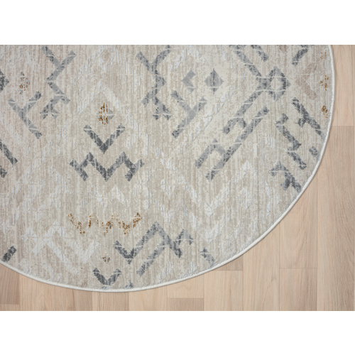 My Flair Teppich » My Type«, BxL: 120 x 120 cm, Polyester - beige