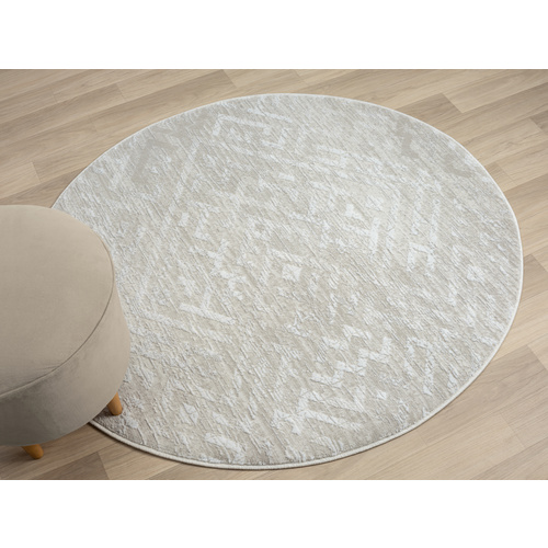 My Flair Teppich » My Type 2«, BxL: 120 x 120 cm, Polyester - beige