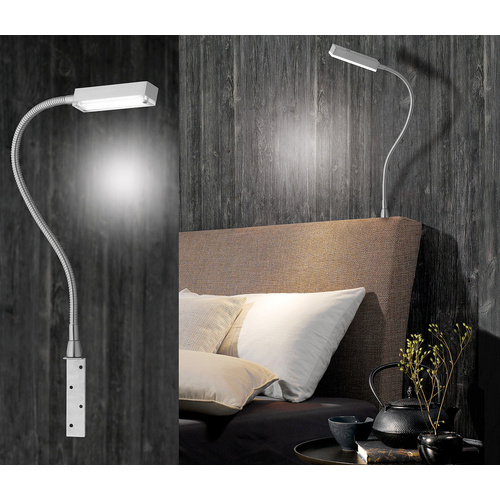 Thumbnail - Fischer & Honsel Bettleuchte »Raik«, Metall, 5 W - braun