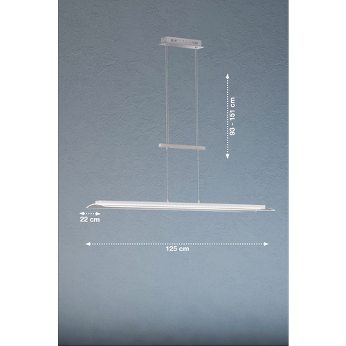 Thumbnail - Fischer & Honsel Pendelleuchte »Nana«, Metall/Acryl, 29 W - braun