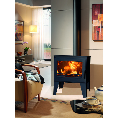 PANADERO Kaminofen »Giulietta«, BxT: 57 x 47 cm, schwarz-metallic (Rabatt: 17 %)