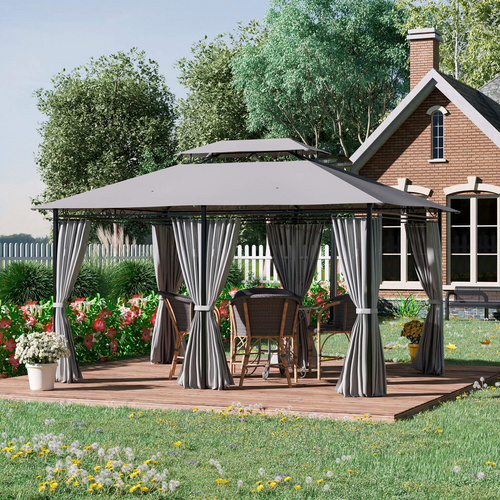 Outsunny Faltpavillon, BxHxT: 300 x 265 ...