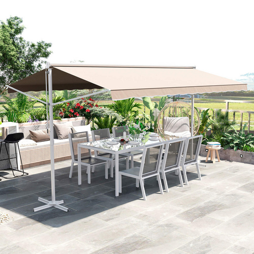 Outsunny Standmarkise, BxL: 450 x 342 cm...