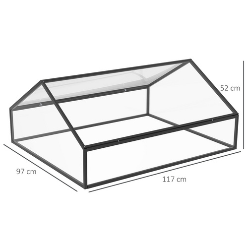 Outsunny Gewächshaus, BxHxL: 97 x 52 x ...
