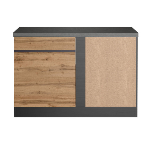 Thumbnail - HELD MÖBEL Eckunterschrank »Tampa«, BxHxT: 120 x 86 x 60 cm, Holzwerkstoff - braun