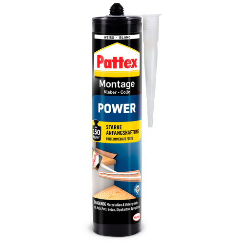 Pattex Montagekleber Power Weiß 370 g
