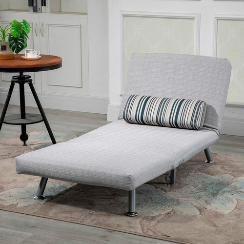 Thumbnail - HOMCOM Klappbett, BxH: 70 x 75 cm, Textil - grau