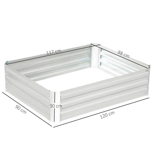 Outsunny Hochbeet, BxH: 120 x 90 cm, ver... Outsunny Hochbeet, BxH: 120 x 90 cm, ver...