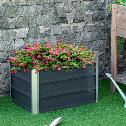 Outsunny Hochbeet, BxH: 66 x 47 cm, Stah...