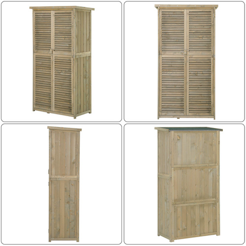 Outsunny Gartenschrank, BxH: 87 x 160 cm...