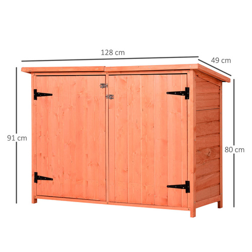 Outsunny Gartenschrank, BxH: 128 x 90 cm...