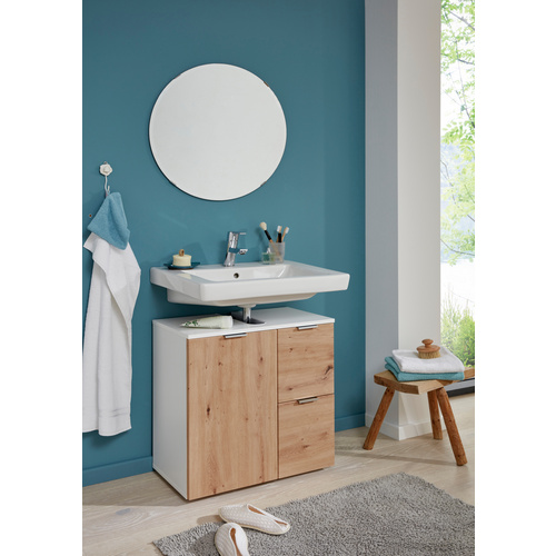 Thumbnail - Trendteam Waschbeckenunterschrank »Concept One«, BxHxT: 60 x 64 x 34 cm, Holzwerkstoff - weiss