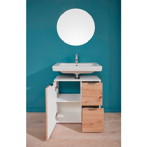 Thumbnail - Trendteam Waschbeckenunterschrank »Concept One«, BxHxT: 60 x 64 x 34 cm, Holzwerkstoff - weiss