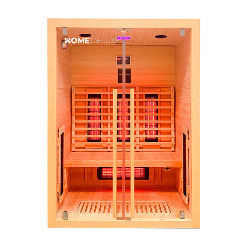 Thumbnail - HOME DELUXE Infrarotkabine »SONORA M«, BxHxT: 135 x 190 x 105 cm, Hemlock-Tannenholz - beige