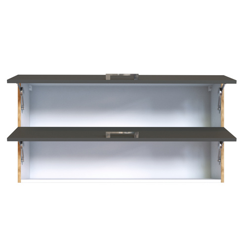 Thumbnail - HELD MÖBEL Klapphängeschrank »Bologna«, BxHxT: 110 x 57 x 34 cm, Holzwerkstoff - grau