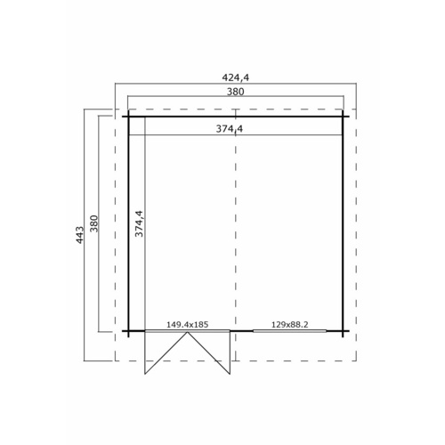 Mr. GARDENER Gartenhaus »Isar«, (BxT):...