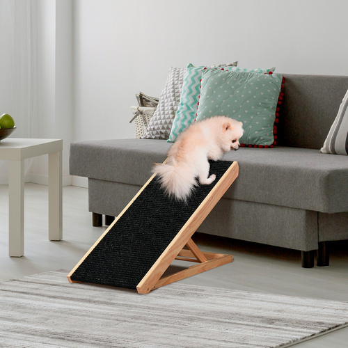 Thumbnail - PawHut Haustierrampe, Holz, Länge: 90 cm - bunt