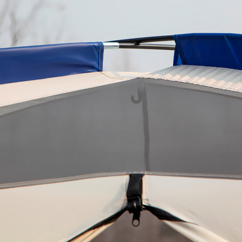 Thumbnail - Outsunny Campingzelt, BxHxL: 487 x 237 x 518 cm, Polyester, Wassersäule: 3000 - blau
