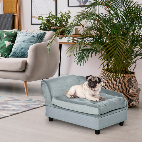Thumbnail - PawHut Hunde-Sofa, BxL: 45 x 15 cm, hellblau