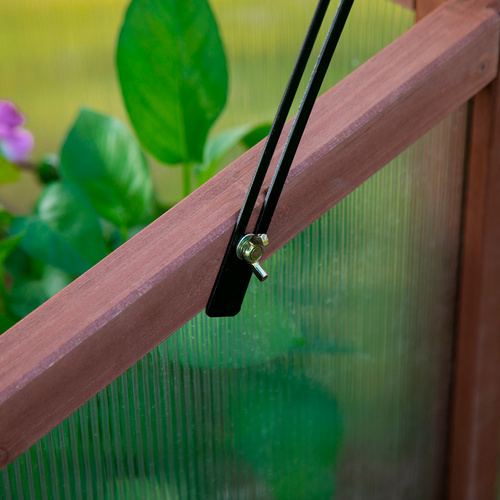 Thumbnail - Outsunny Hochbeet, BxHxL: 50 x 93 x 90 cm, tannenHolz/polycarbonat_pc - braun