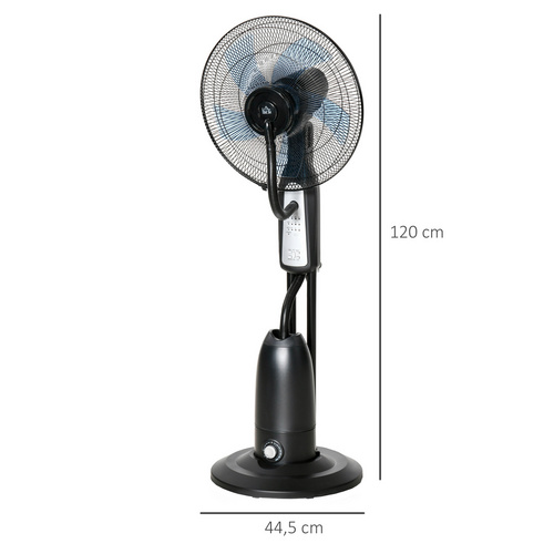 Thumbnail - HOMCOM Standventilator, Ø: 39 cm, schwarz
