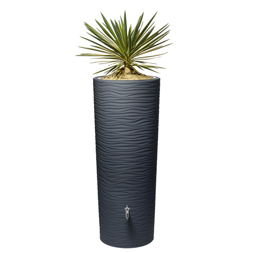 Image of GARANTIA Regenspeicher »Natura«, mit integrierter Pflanzschale, 350 L, graphite grey - grau