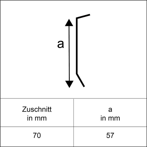 Thumbnail - SAREI Kappleiste, BxL: 55 x 2000 mm, Aluminium, ziegelrot