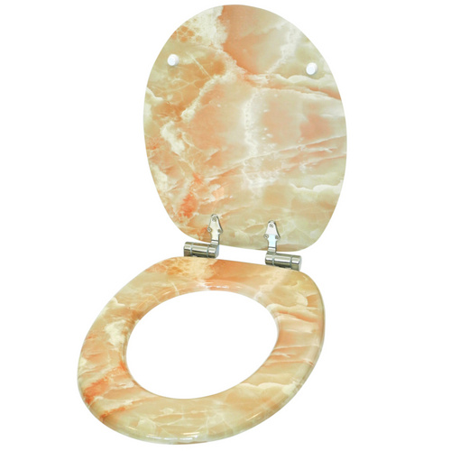 Thumbnail - Sanilo WC-Sitz, BxL: 37,7 x 47 cm, Marmor Natur - beige