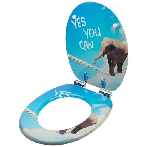 Thumbnail - Sanilo WC-Sitz, BxL: 37,7 x 47 cm, Yes you can - blau