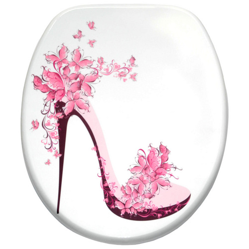 Thumbnail - Sanilo WC-Sitz, BxL: 37,7 x 47 cm, Schuh - weiss