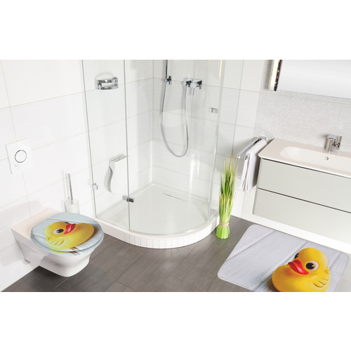 Thumbnail - Sanilo WC-Sitz, BxL: 37,7 x 47 cm, Quietscheente - weiss