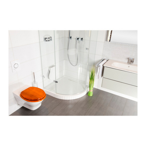 Thumbnail - Sanilo WC-Sitz, BxL: 37,7 x 47 cm, Holz - orange