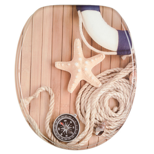 Thumbnail - Sanilo Bad-Accessoire-Set, 6-tlg., Maritime - beige