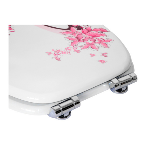 Thumbnail - Sanilo WC-Sitz, BxL: 37,7 x 47 cm, Schuh - weiss