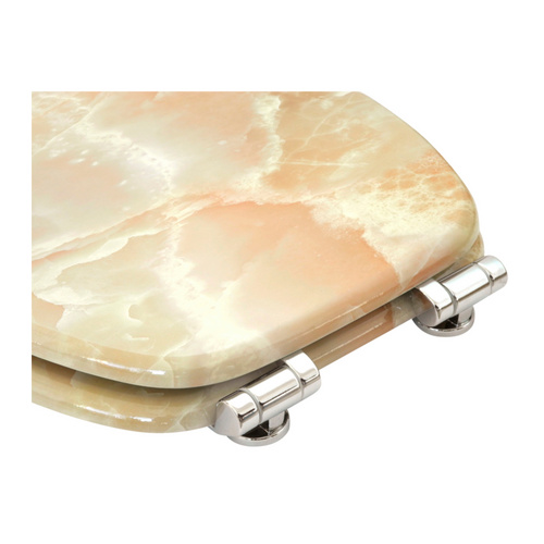 Thumbnail - Sanilo WC-Sitz, BxL: 37,7 x 47 cm, Marmor Natur - beige