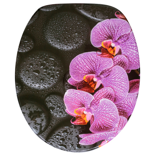Thumbnail - Sanilo WC-Sitz, BxL: 37,7 x 47 cm, Madeira - schwarz