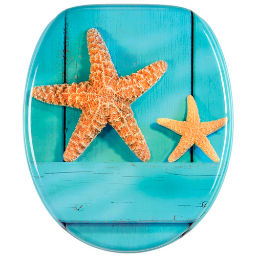 Thumbnail - Sanilo WC-Sitz, BxL: 37,7 x 47 cm, Starfish - beige
