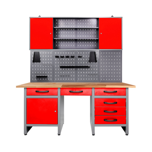 Ondis24 Werkstatt-Set »Werkstatt-Set Harry 160 cm« - rot