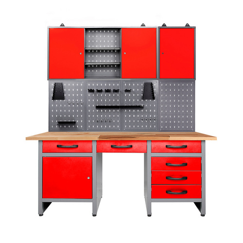 Ondis24 Werkstatt-Set »Werkstatt-Set Harry 160 cm« - rot