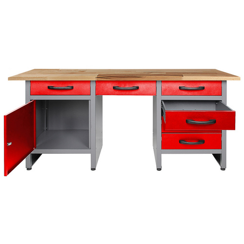 Thumbnail - Ondis24 Werkbank »Werkbank Harry 160 cm« - rot