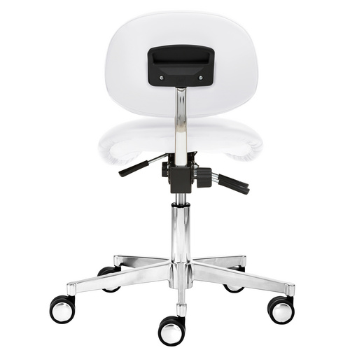 Thumbnail - Mayer Sitzmöbel Multifunktionshocker »1247«, Breite: 55,5 cm, höhenverstellbar, Kunstleder, weiß - weiss