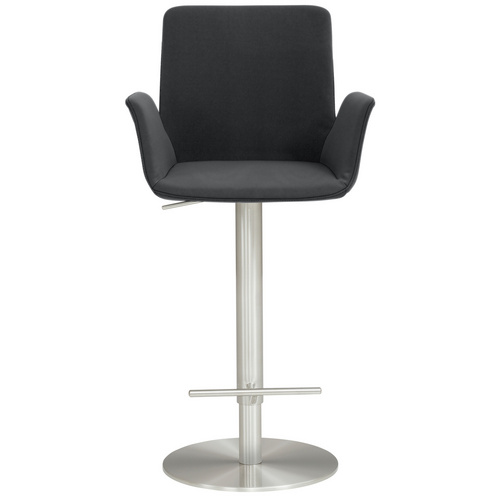 Thumbnail - Mayer Sitzmöbel Barhocker »1220«, Breite: 52 cm, höhenverstellbar, Mikrofaser, grau