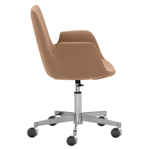 Thumbnail - Mayer Sitzmöbel Sessel »2010«, BxHxL: 65 x 82 x 65 cm, Aluminium/Stoff - braun