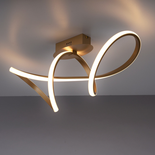 Thumbnail - JUST LIGHT LED Dekoleuchte »MARIA«, 3000k, 2200 lm, messing-matt - goldfarben