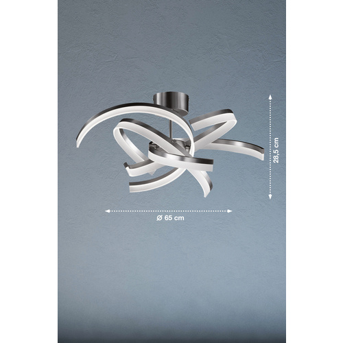 Thumbnail - Fischer & Honsel Deckenleuchte »Sund TW«, Metall, 8 W - braun