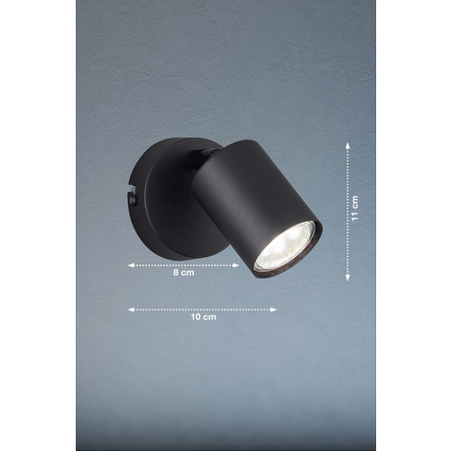 Thumbnail - Fischer & Honsel Wandleuchte »Vano«, Metall, 4 W - schwarz