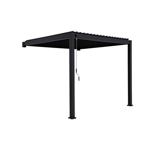 Mr. GARDENER Pergola »Classic 112«, Höhe: 250 cm, anthrazit, pulverbeschichtet – grau