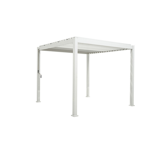 Mr. GARDENER Pergola »Deluxe 111«, Höhe: 250 cm, weiß, pulverbeschichtet – weiss